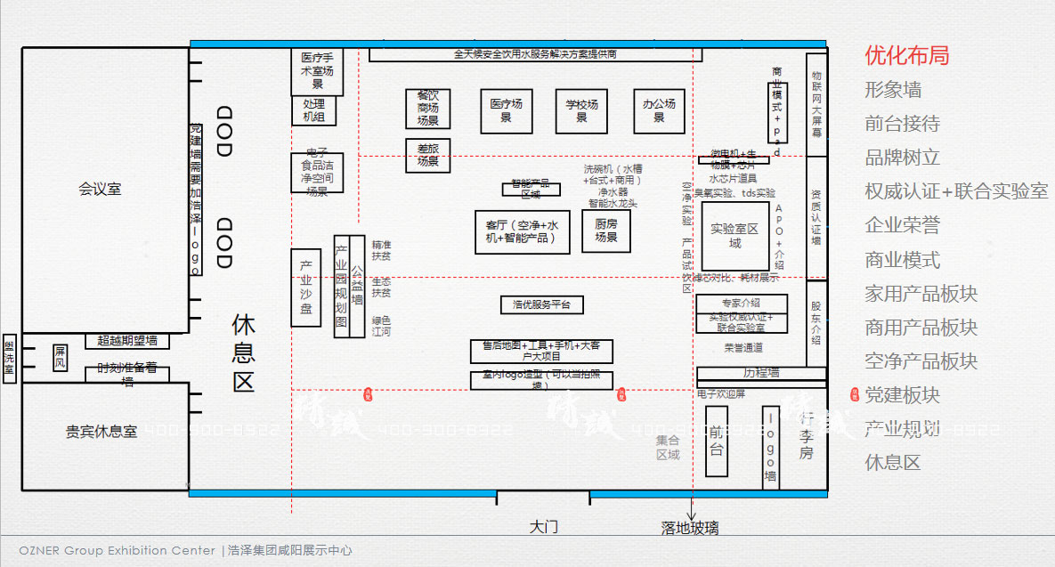 咸陽(yáng)浩澤集團(tuán)企業(yè)展廳設(shè)計(jì)效果圖